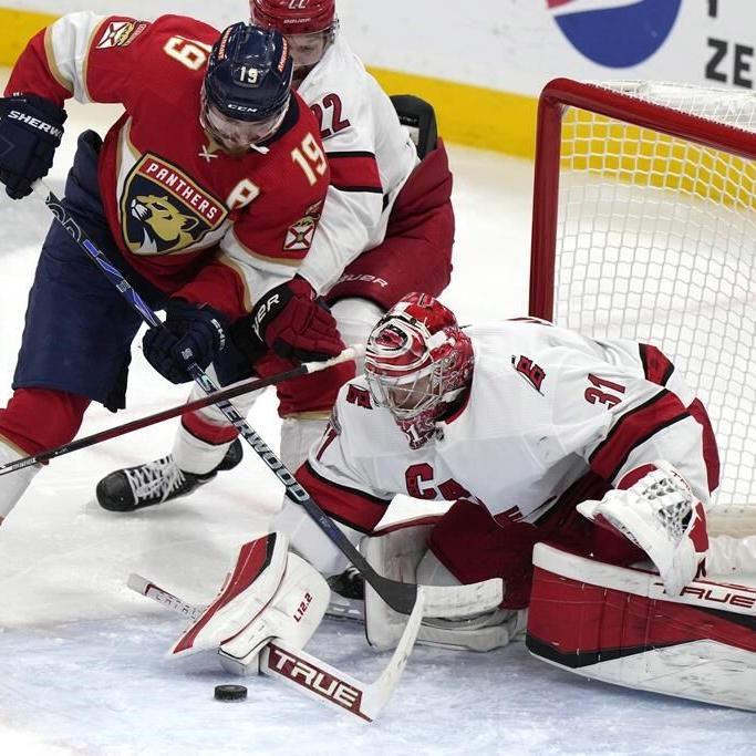 Tkachuk sends Panthers to Stanley Cup Final, after topping Hurricanes 4-3 for sweep
